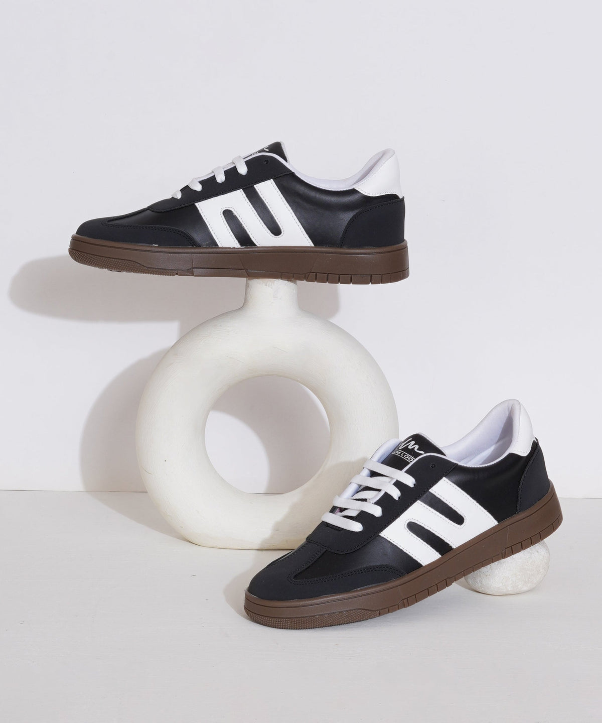 JM Looks Casual Sneakers for Women, Trendy Lace-Up Shoes with Premium Finish