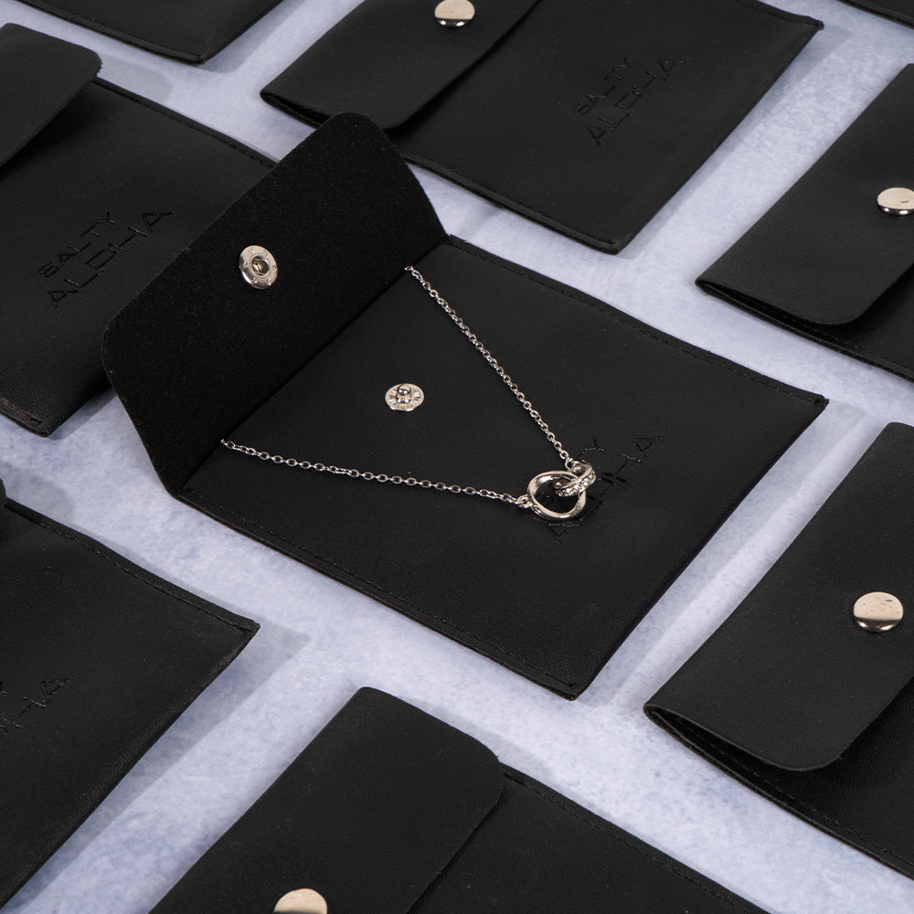 Salty Enduring Circles Silver Chain