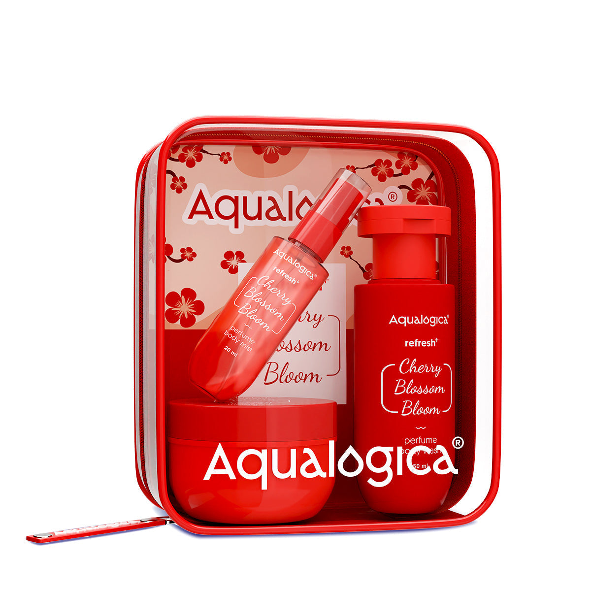 Aqualogica Refresh+ Body Care Set - Cherry Blossom Bloom