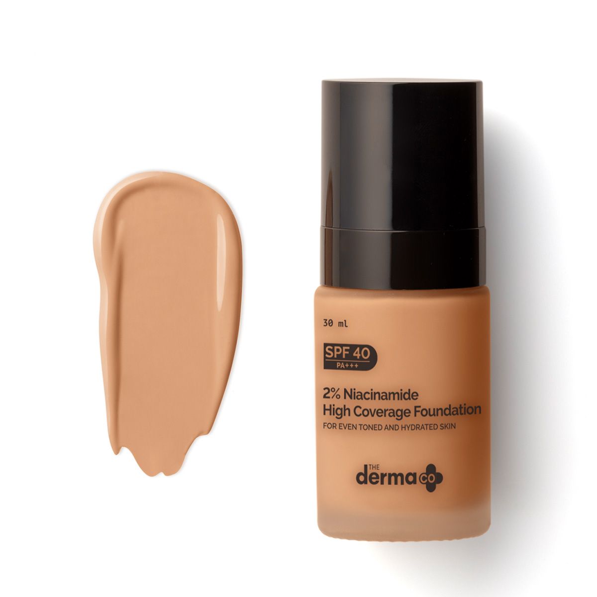 Derma Co 2% Niacinamide High Coverage Foundation With 1% Hyaluronic Acid Complex & SPF 40 PA+++