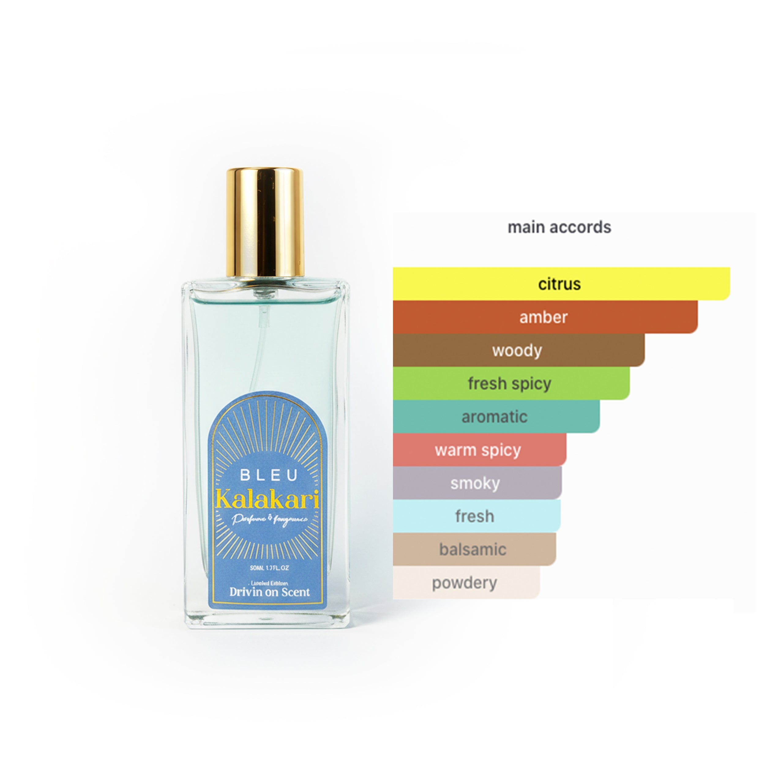 Kalakari Bleu - Fresh Cool - Best Men Fragrance - 50ml