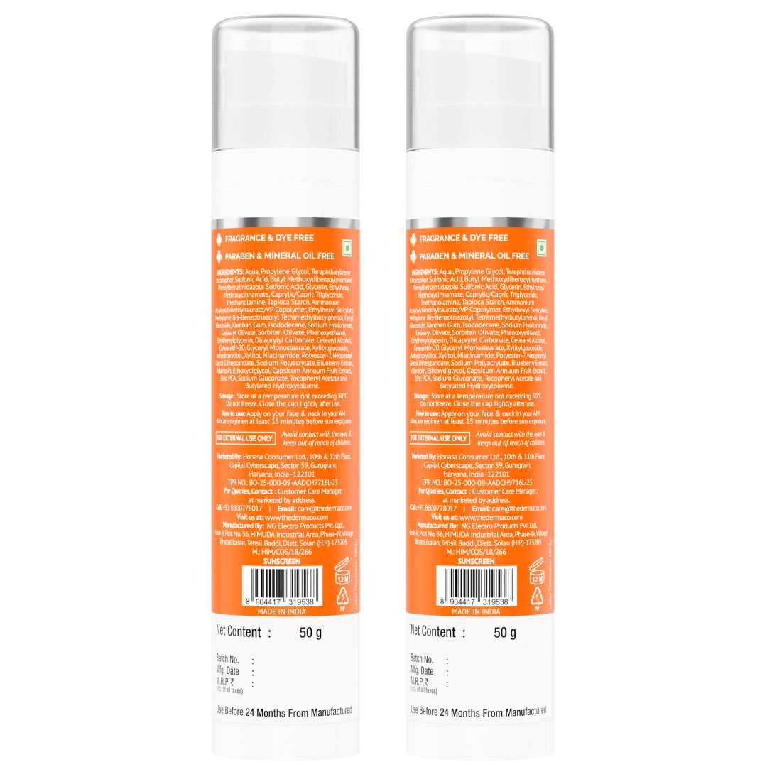 Derma Co 1% Hyaluronic Sunscreen Oil-Free Matte Gel In Vivo Tested