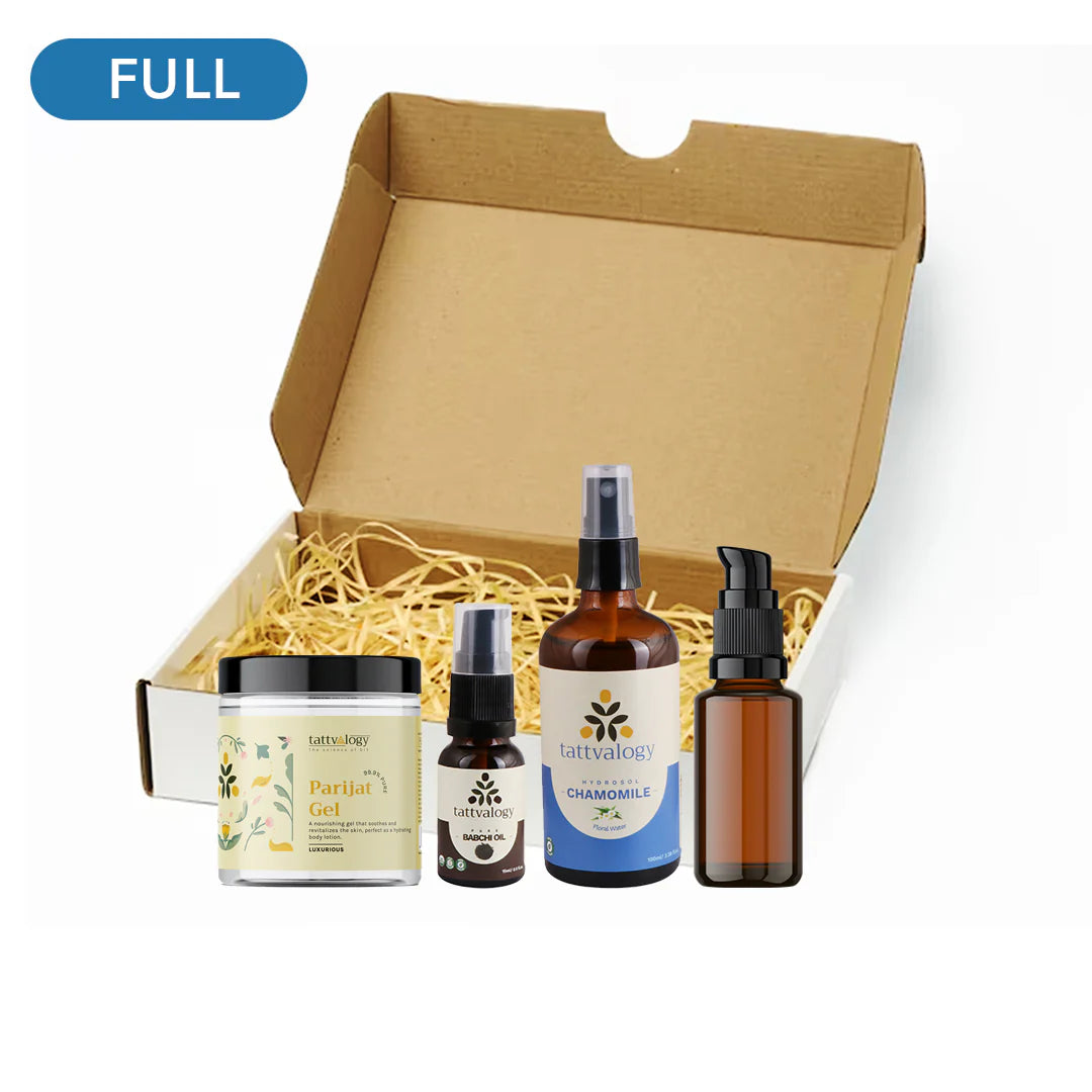 Tattvalogy Glow Serum DIY Kit - Parijat + Babchi + Chamomile