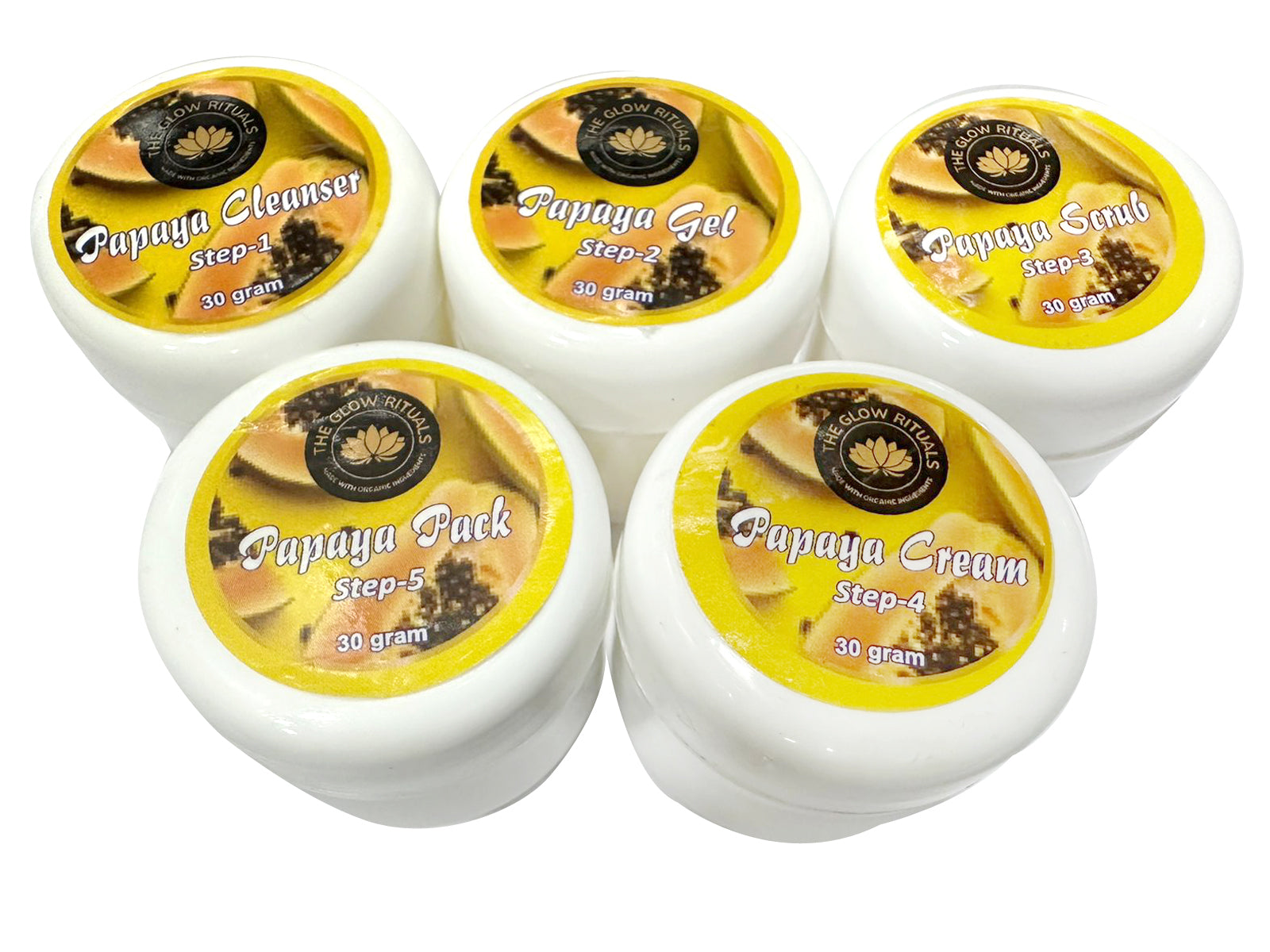 The glow rituals Papaya Facial Kit