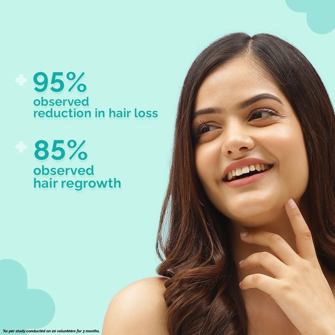 Derma Co 20% Actives Peptide-Stem Cell Hair Growth Serum with Foligen Analupe & Anagain For Hair Growth - 30ml