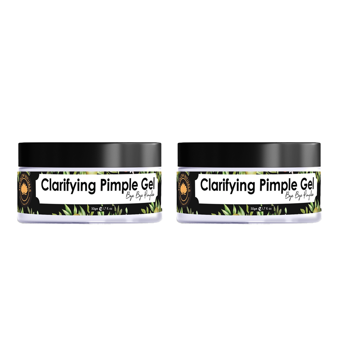 The glow rituals Clarifying Pimple Gel - 50g (Pack Of 2)
