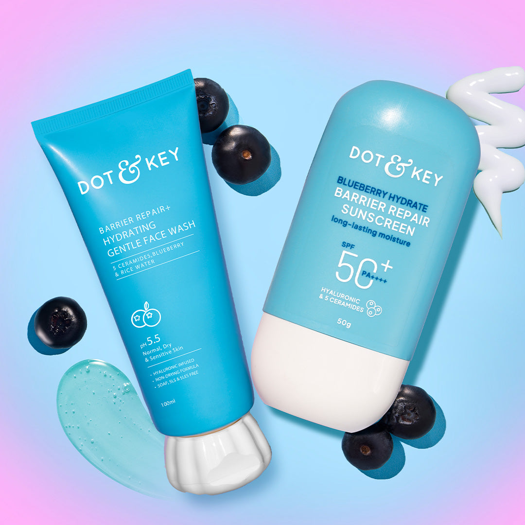 Dot & Key Cleanse + Protect Skincare Combo - 160ml