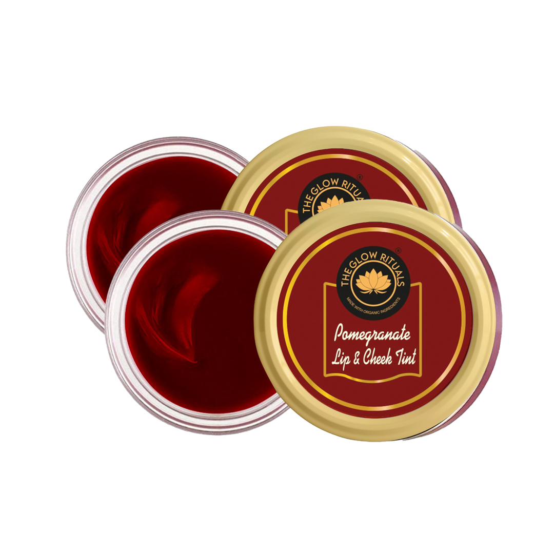 The glow rituals Pomegranate Lip & Cheek Tint - 8g (Pack Of 2)