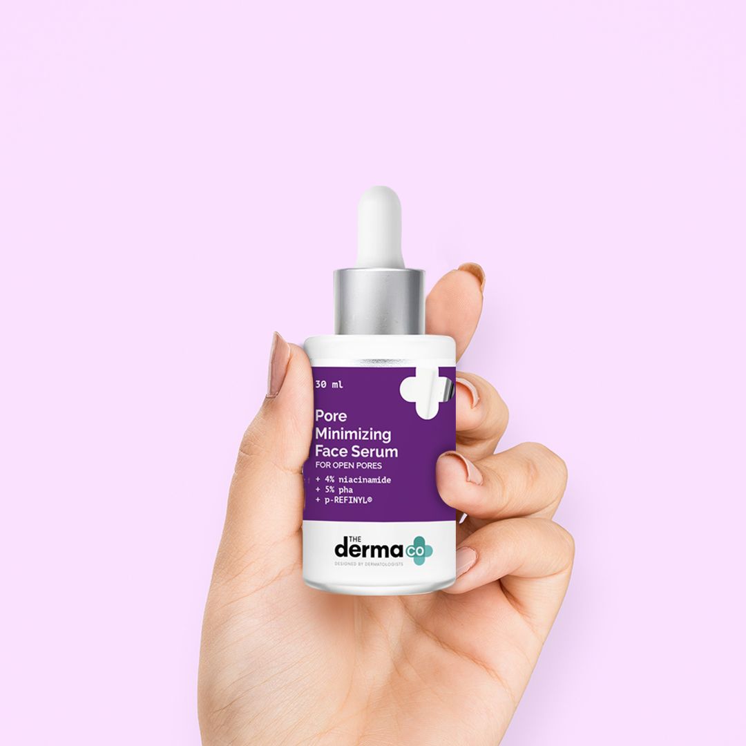 Derma Co Pore Minimizing Face Serum with 4% Niacinamide, 5% PHA & p-REFINYL