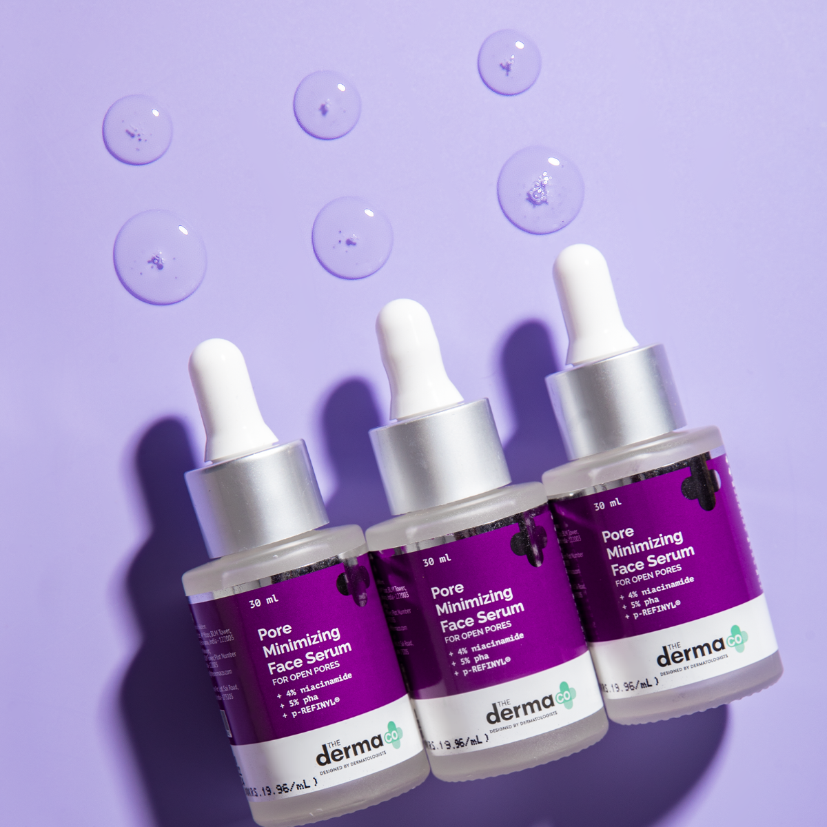 Derma Co Pore Minimizing Face Serum with 4% Niacinamide, 5% PHA & p-REFINYL