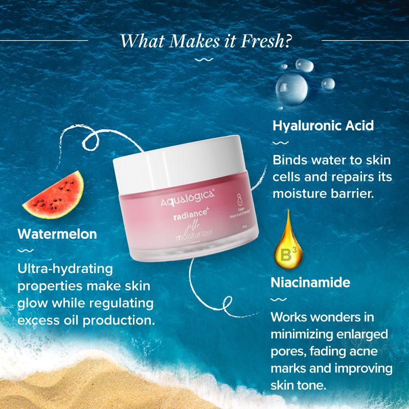 Aqualogica Radiance+ Jello Moisturizer - 50g