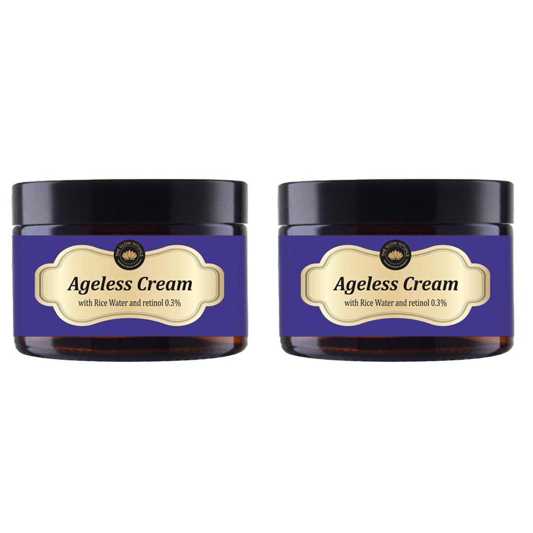 The Glow Rituals Rice Water Ageless Cream - 50g (Pack Of 2)