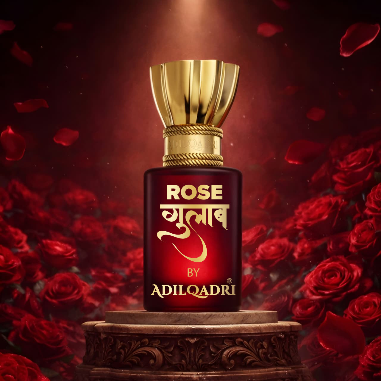 AdilQadri Rose (Gulab) Luxury Attar Perfume 5.5 ML