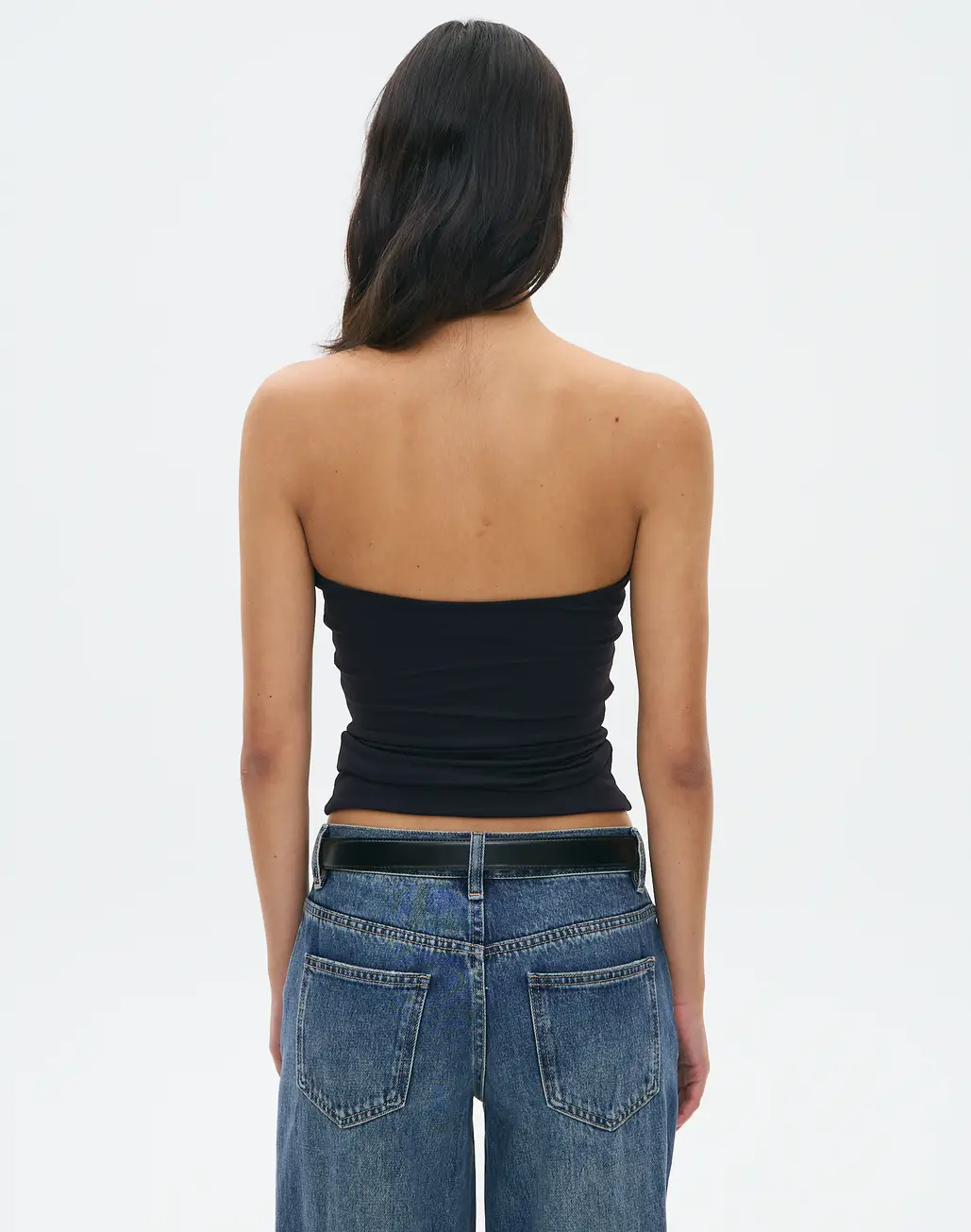 Mywishbag Twist Strapless Top - Nylon