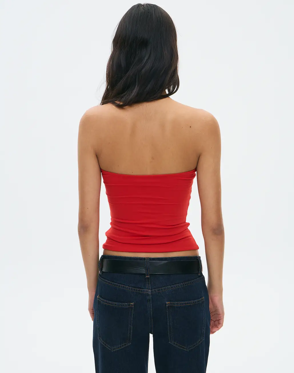 Mywishbag Twist Strapless Top - Nylon