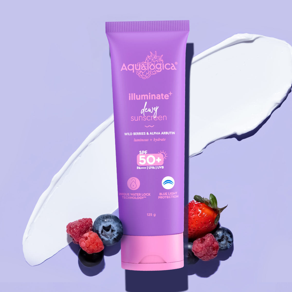 Aqualogica Illuminate+ Dewy Gel Sunscreen Spf 50+ Pa++++