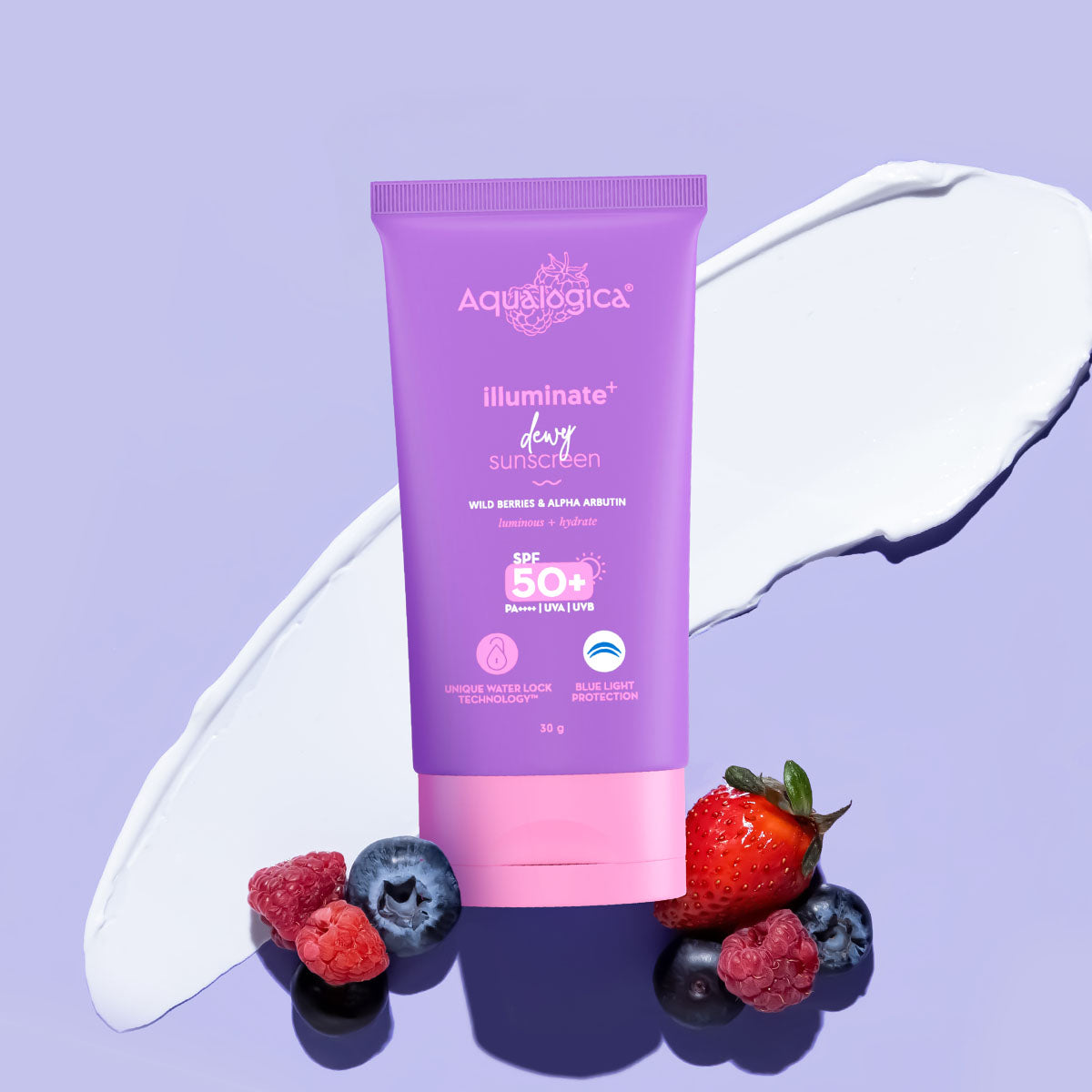 Aqualogica Illuminate+ Dewy Gel Sunscreen Spf 50+ Pa++++