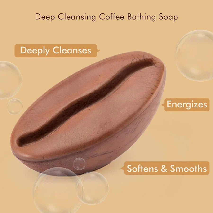 mCaffeine Exfoliating Coffee Bathing Soap Trio - 75 g x 3