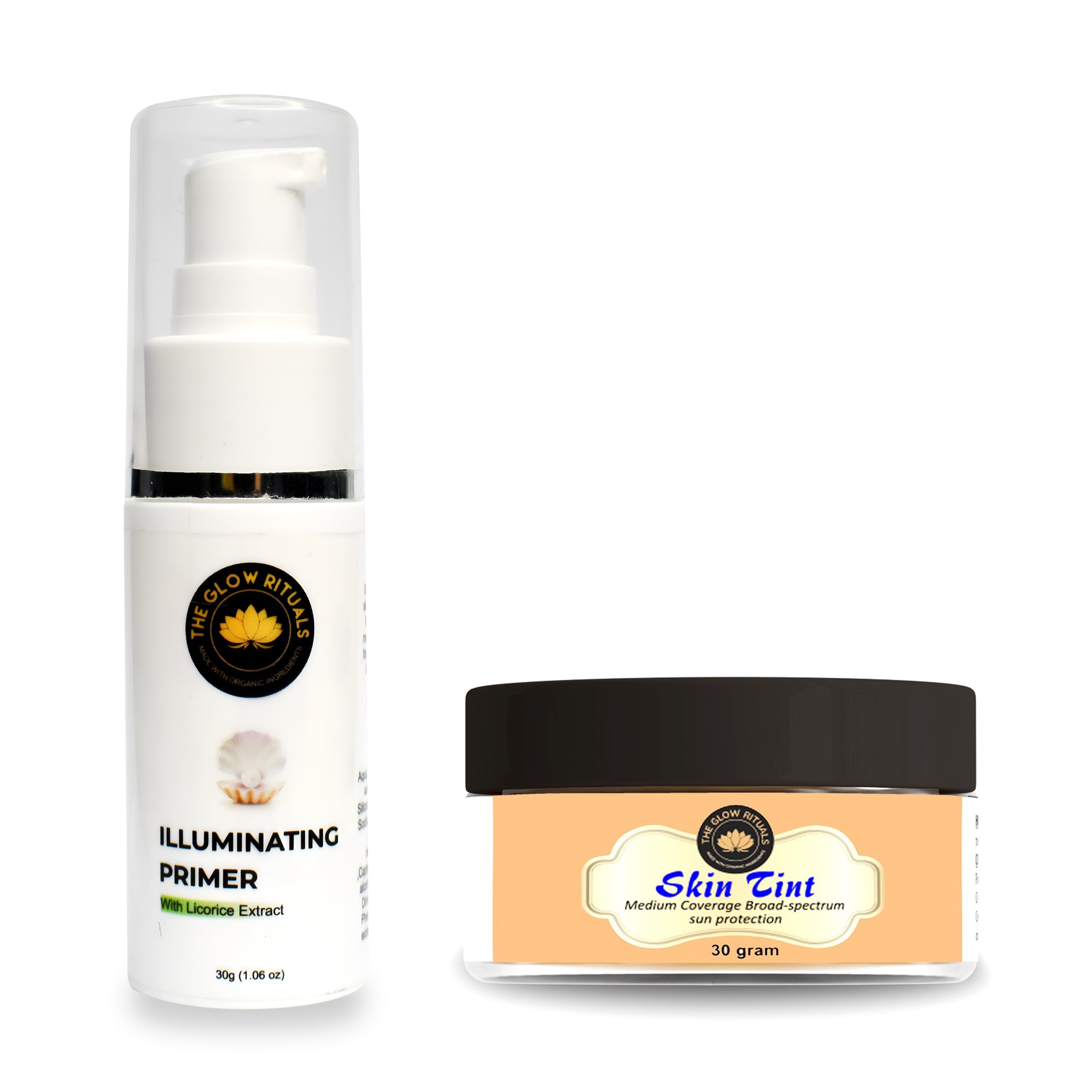 The glow rituals Illuminating Primer And Skin Tint Combo