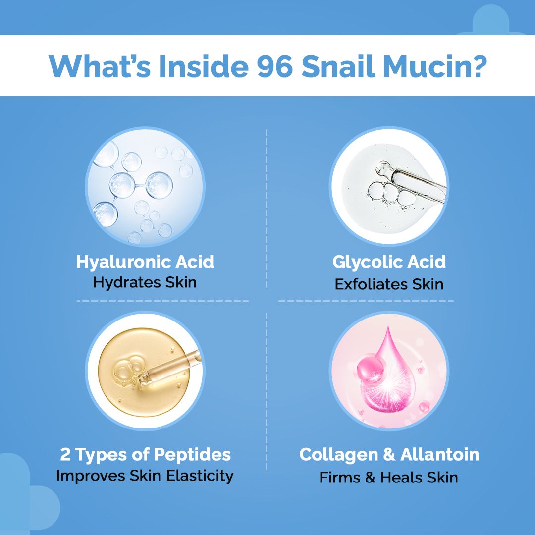 Derma Co Snail Peptide 96 Hydrating Face Wash with Snail Mucin & Peptide Complex for Deep Hydration - 80ml