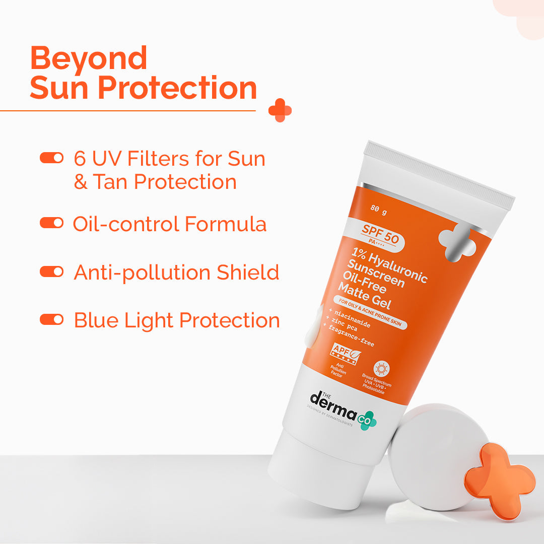 Derma Co 1% Hyaluronic Sunscreen Oil-Free Matte Gel In Vivo Tested