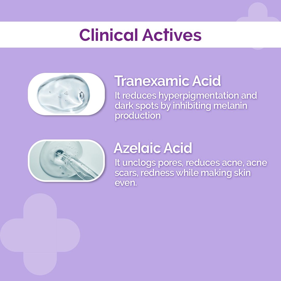 Derma Co Tran-Zelaic Pigmentation Corrector Serum with Tranexamic Acid & Azelaic Acid - 30ml
