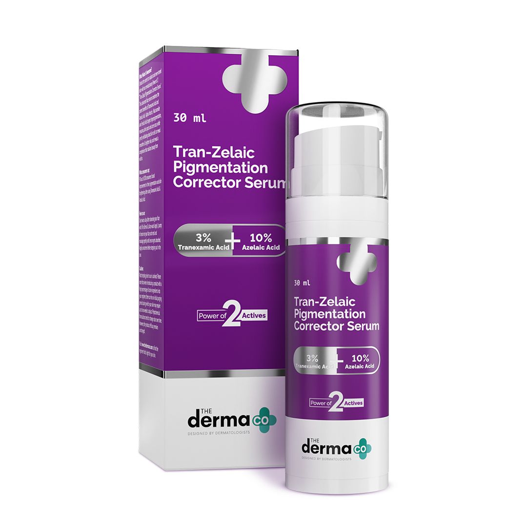 Derma Co Tran-Zelaic Pigmentation Corrector Serum with Tranexamic Acid & Azelaic Acid - 30ml
