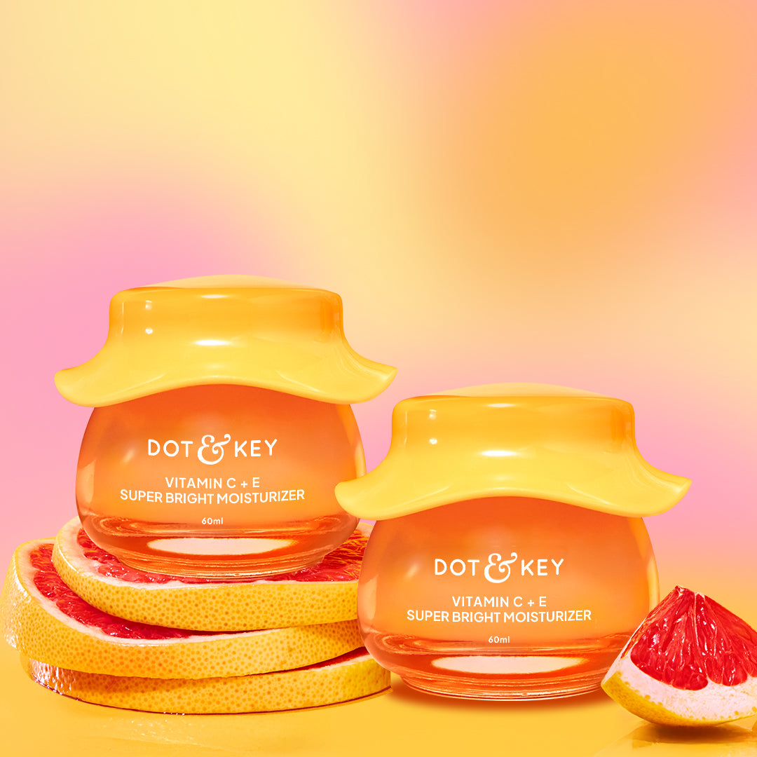 Dot & Key Vitamin C + E Moisturizer, Pack of 2 - 120ml